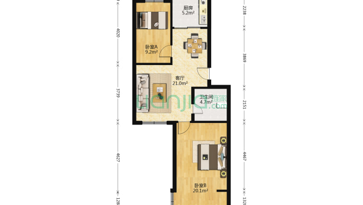 烟台银行家属楼二手房实景图