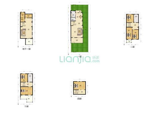 北街家园三区 6室3厅3卫 310平方