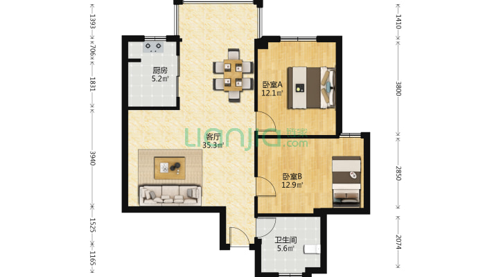 赏荷居二手房实景图
