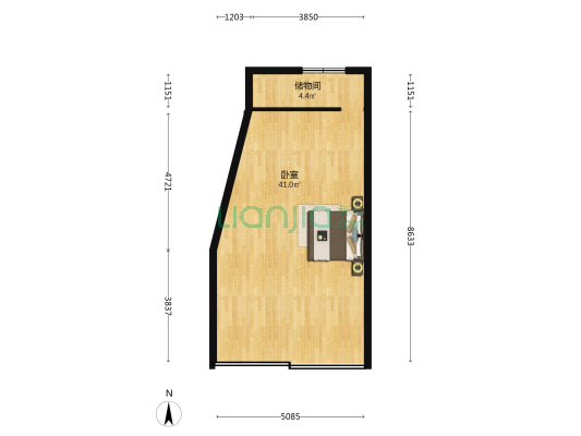 广场路 1室0厅0卫 127平方