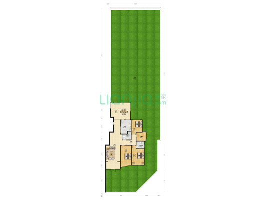 好地锦园 3室2厅2卫 141平方
