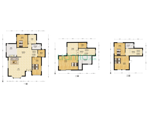顺德碧桂园西苑独栋别墅区 5室1厅3卫 270平方