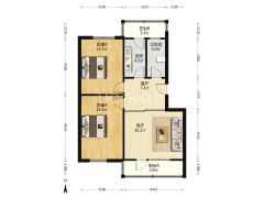 房本满五唯一，南北向，公摊小，采光好-涿州华北铝业南院生活小区户型图