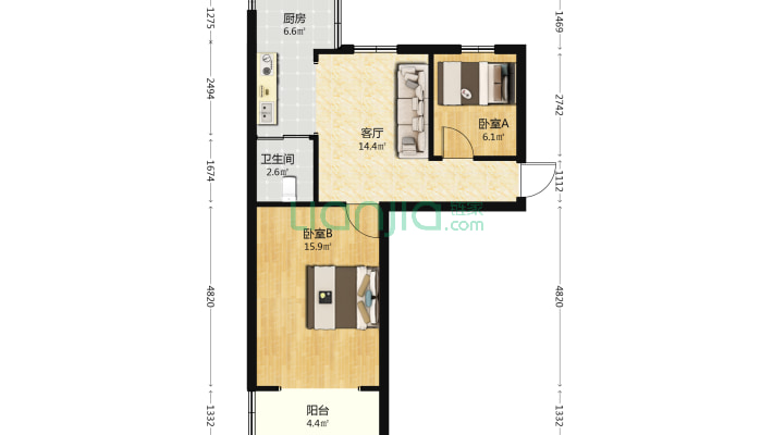 康宁社区二手房实景图