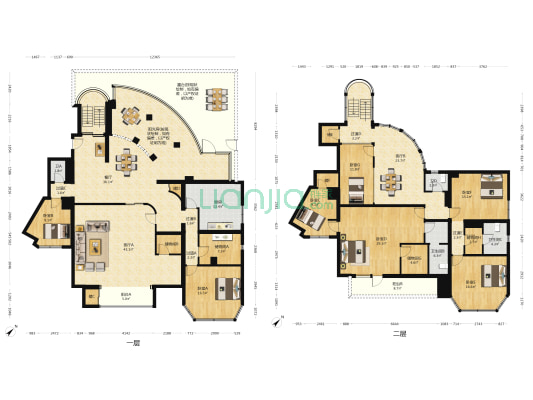 汇欣公寓 7室3厅4卫 462平方