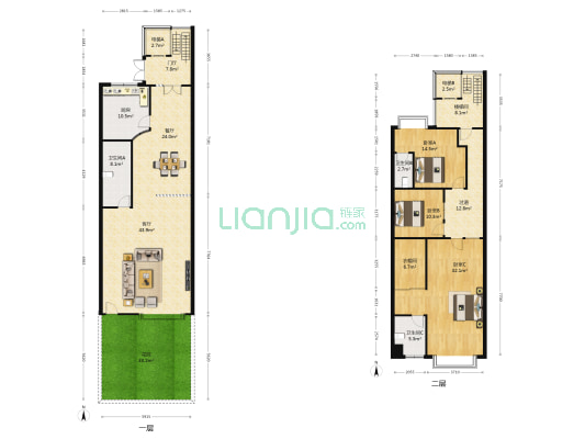 云康园小区 3室2厅3卫 227平方