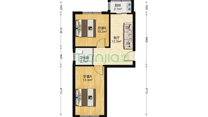 基隆家园B区二手房实景图