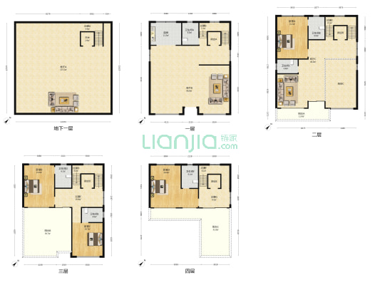 窈窕村 4室3厅6卫 501平方
