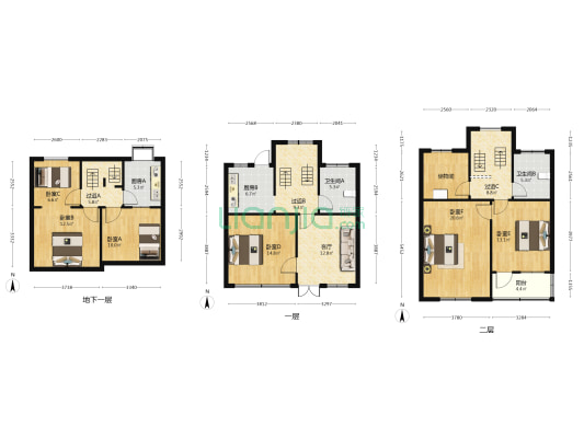 潭西二里 6室1厅2卫 167平方