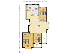 华阳路德信公园旁 名流尊邸东边户 采光视野全天无遮挡-涿州名流城市尊邸户型图