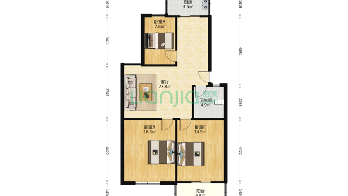 中清路173-18号二手房实景图