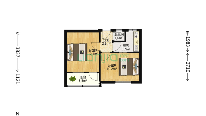 玉函路24号二手房实景图