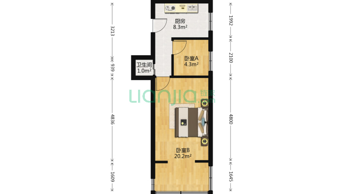 市服务公司家属院二手房实景图