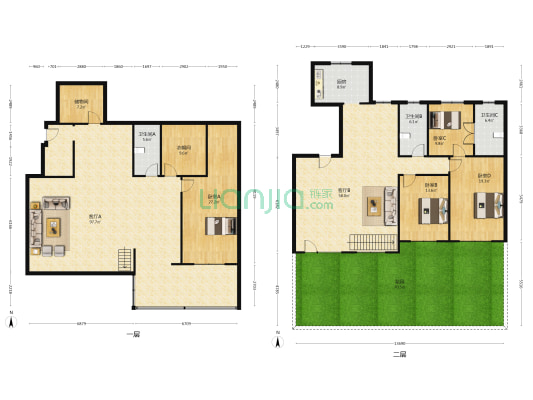 中海龙玺B区 4室2厅3卫 312平方