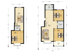青花府电梯洋房 精装修四居双卫中上楼层-涿州天保青花府户型图