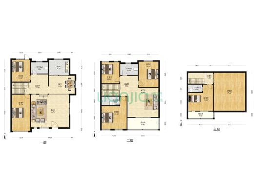 千汇梅苑 6室3厅4卫 262平方