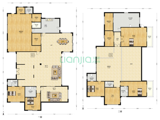 九溪十八岛(一期) 6室2厅7卫 692平方