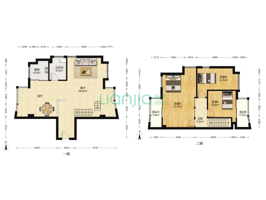 新兴花园晴雅轩 3室1厅1卫 164平方