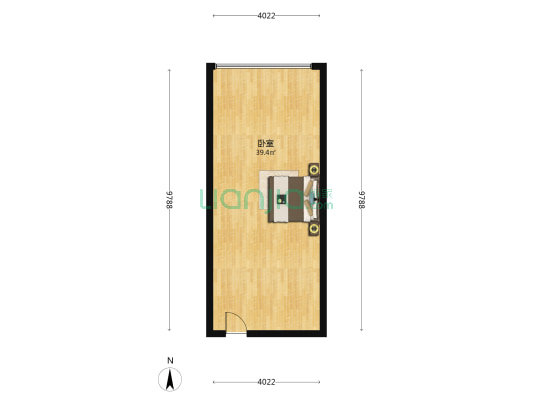 佳美中心 1室0厅0卫 58平方