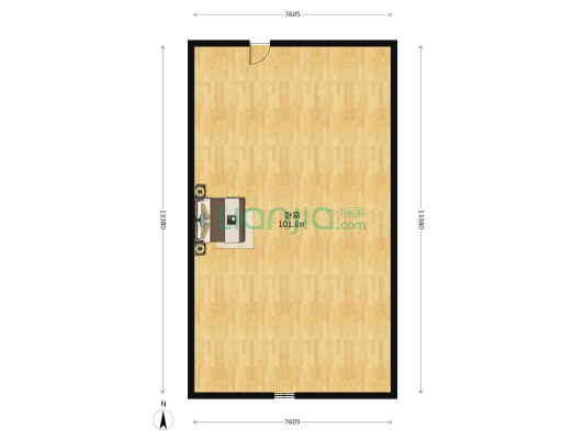 仰忠阁 1室0厅0卫 91平方