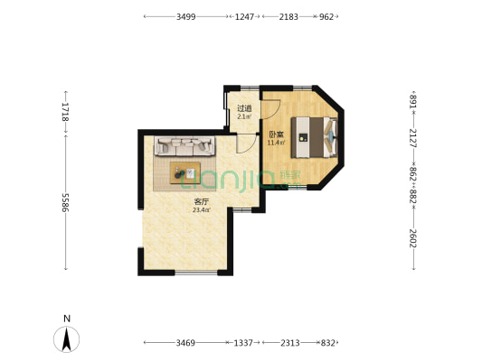 泥墩上街 1室1厅0卫 154平方
