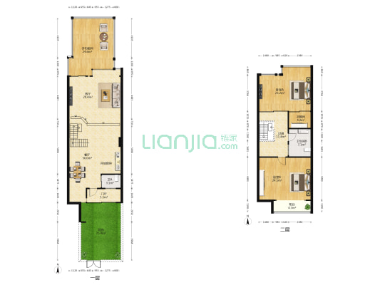 花语庭苑 3室2厅2卫 115平方