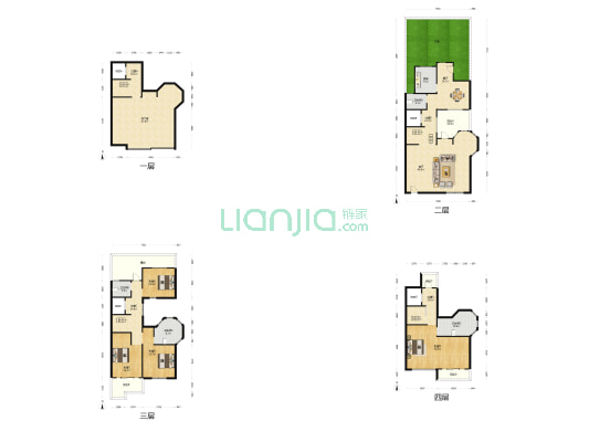 中海世家 4室2厅4卫 336平方