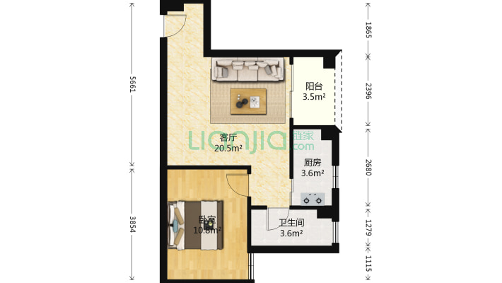实力锦城公寓二手房实景图