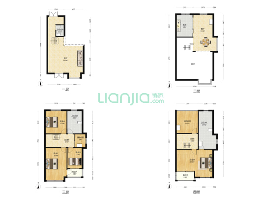 海立华亭(别墅) 4室2厅3卫 192平方