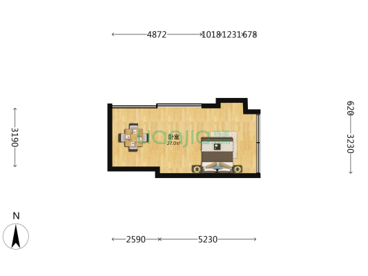 财智时代 1室0厅0卫 42平方
