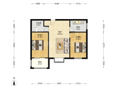 范阳路主路上的社区、交通购物方便-涿州名流美域户型图