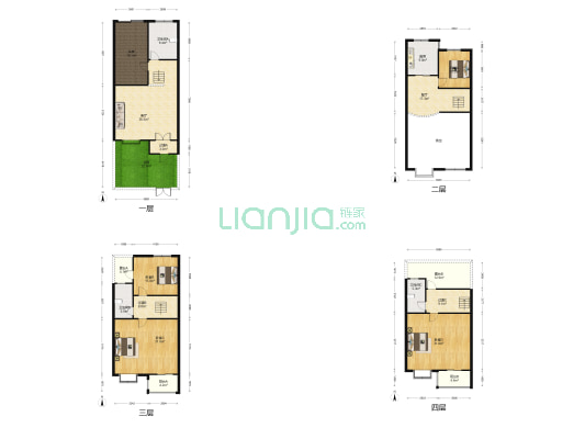 金石东方明珠花园 4室2厅3卫 248平方