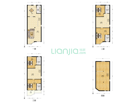 居住主题公园牡丹香园 4室1厅4卫 361平方