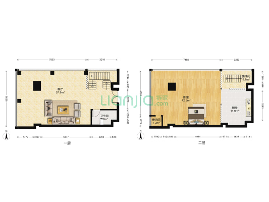 丹桂里金街 1室1厅1卫 48平方