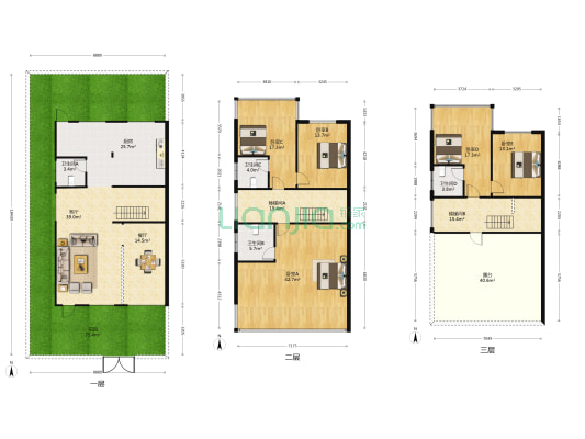春江苑 5室2厅4卫 259平方
