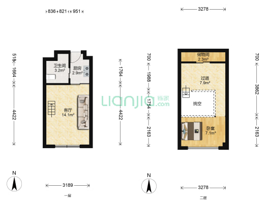 生活大师 1室1厅1卫 31平方
