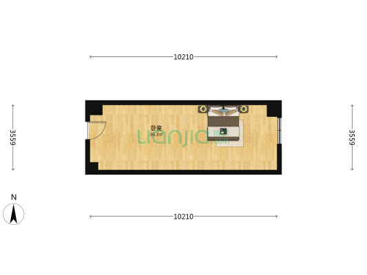 中交C谷 1室0厅0卫 56平方