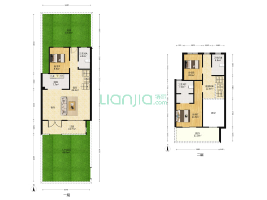 招商轩辕华府 3室1厅3卫 140平方