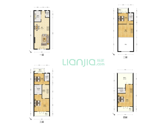 逸翠庄园二期 4室1厅5卫 200平方