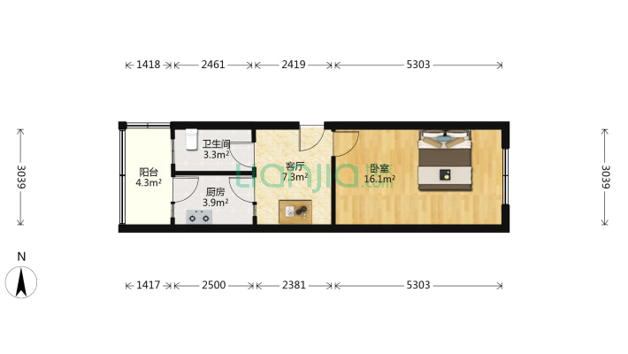 电业宿舍楼二手房实景图