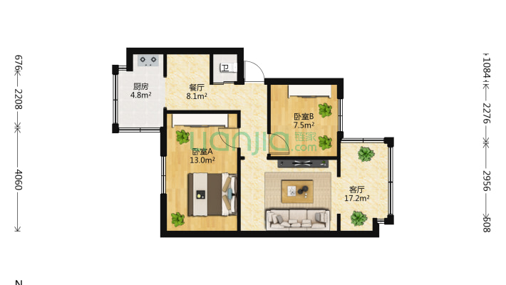 云津市场274号二手房实景图