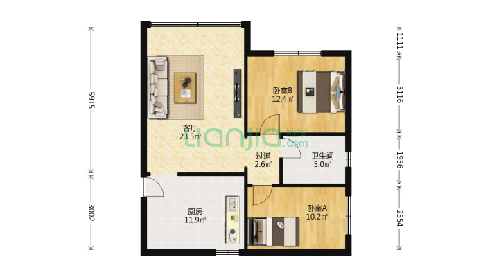 白云南路6号二手房实景图