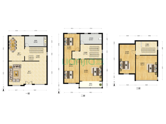 朝阳小区 5室2厅1卫 303平方