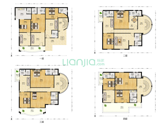 球场街3号 11室8厅12卫 524平方