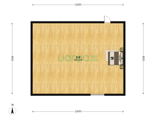 天悦 1室0厅0卫 119平方