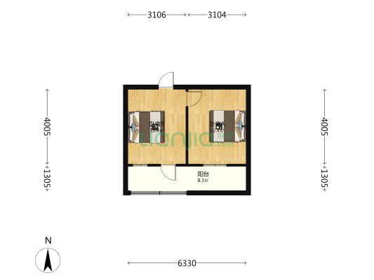 戏校南路17号 2室0厅0卫 40平方