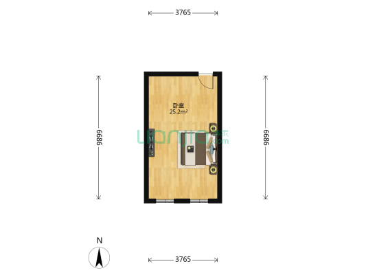天府国际 1室0厅0卫 43平方