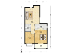 双塔华阳路天保郦景全阳两居业主急售-涿州天保郦景户型图