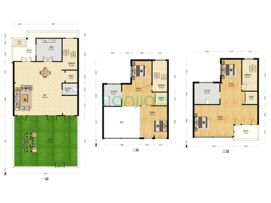 观湖里 4室1厅3卫 282平方