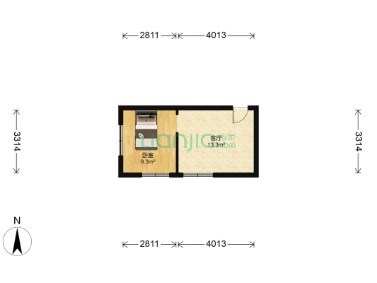 寿安街 1室1厅0卫 25平方